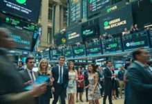 Professionisti attivi nel trading azionario a Wall Street